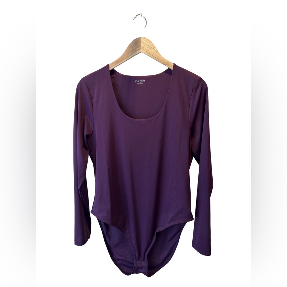 Old Navy Long-Sleeve Double-Layer Sculpting Bodysuit XL NWOT